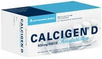 CALCIGEN D 600 mg/400 I.E. Kautabletten